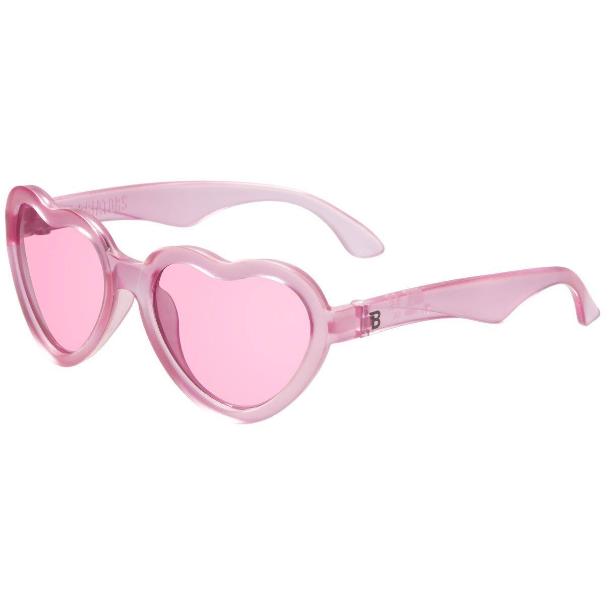 Fuchsia Haze Heart with Pink Mirrored Lenses: Ages 3-5