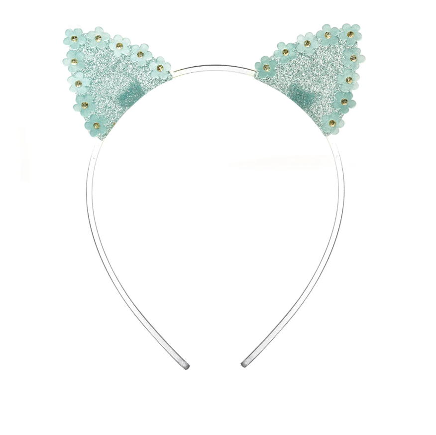 DAISY EARS LIGHT BLUE HEADBAND