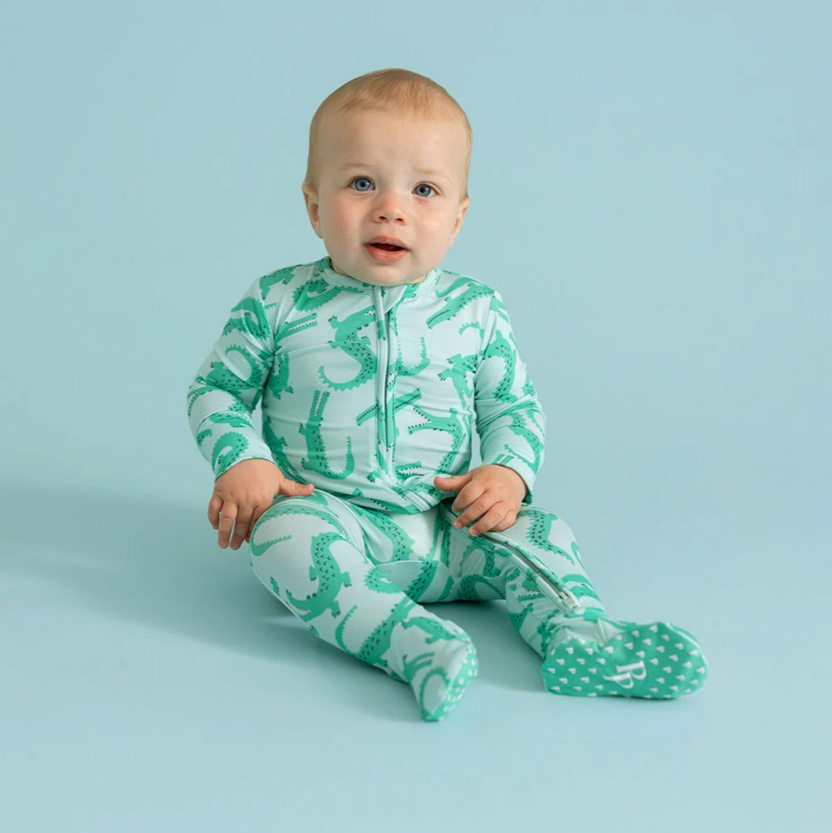 Smiles - Footie Zippered One Piece