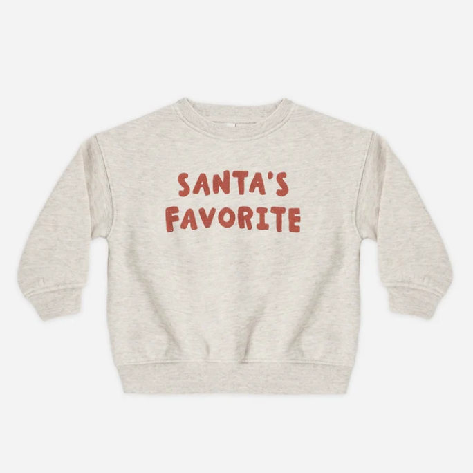 Relaxed Sweatshirt Santa's Favorite