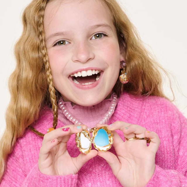Sparkle Shell Lipgloss Locket