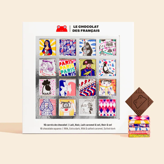 16 Squares Chocolate Giftset Paris