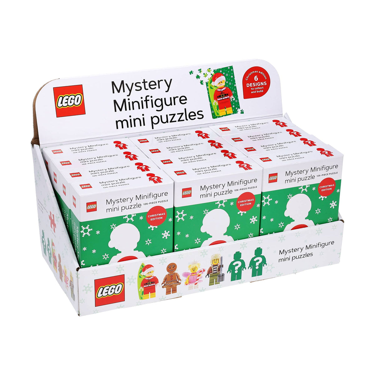 LEGO Mystery Minifigure Mini Puzzle (Christmas Edition Green) 12-Copy CDU