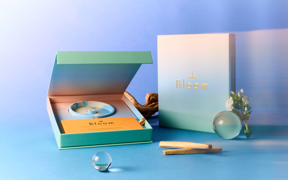 Gift box : 25 incense box + holder: Pink Holder / Flamingo