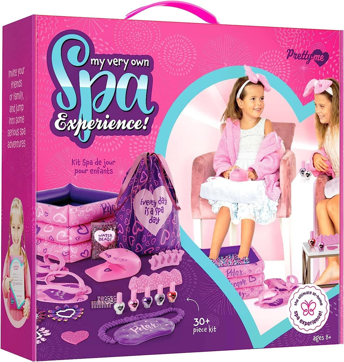 Spa Day Gift Set for Girls - Kids Manicure Pedicure Kit