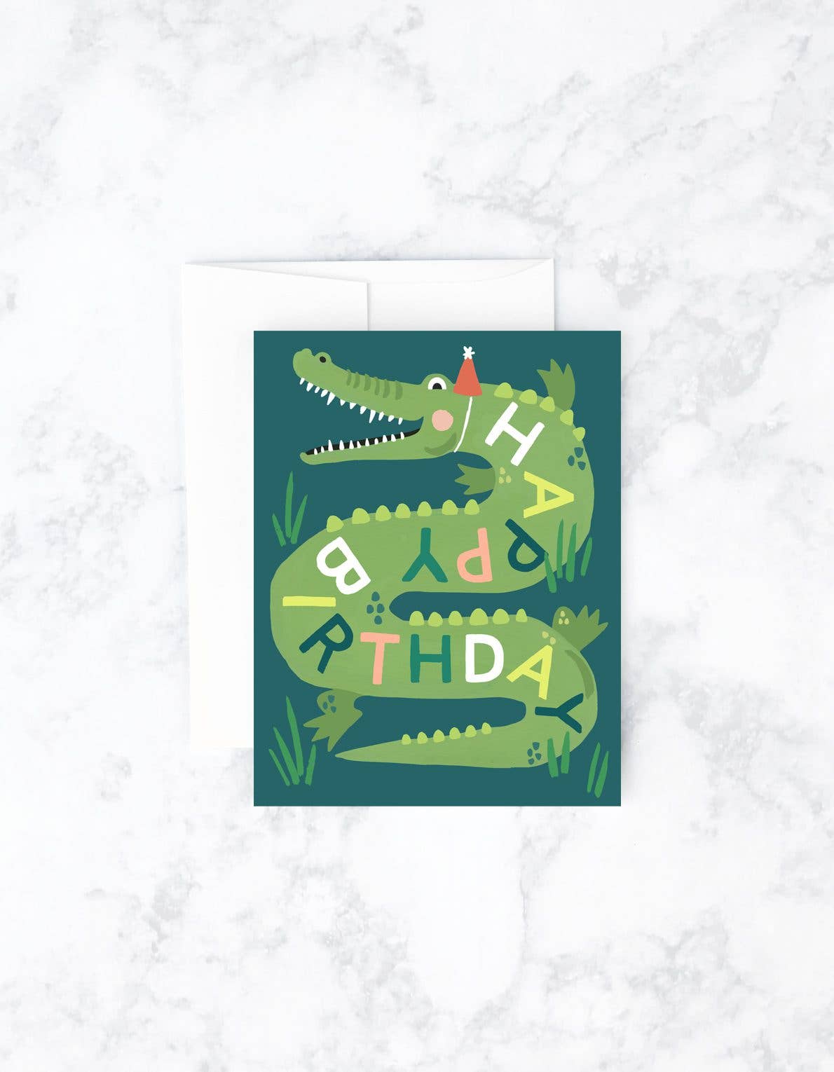 Gator Birthday Greeting Card