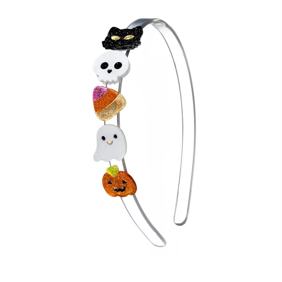 Glitter Skull Ghost Fun Headband