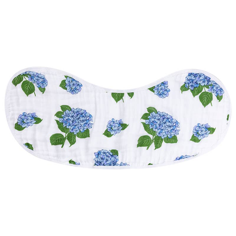 Hydrangeas Burp/Bib Combo