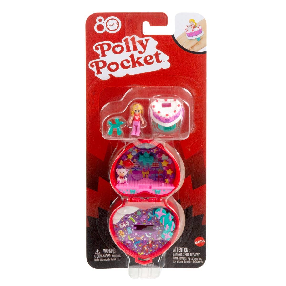 Mattel's 80th Polly Pocket Ring Box