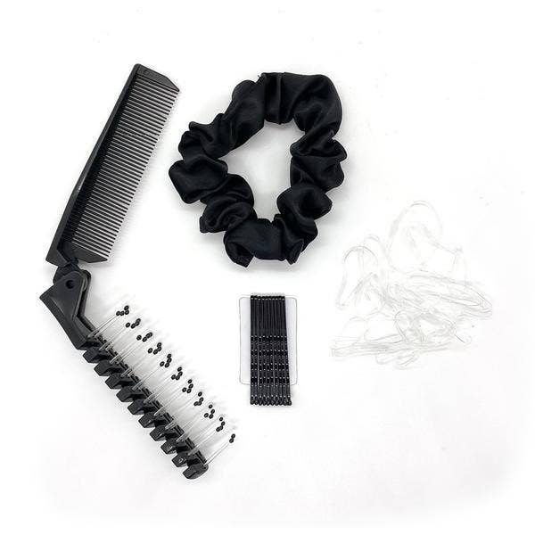 KITSCH Pro Hair Emergency Kit with styling tools and accessories for quick hair fixes and styling on the go