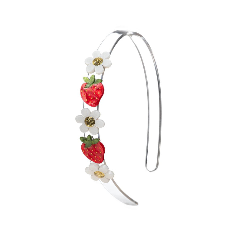 Strawberries and Daisies Headband