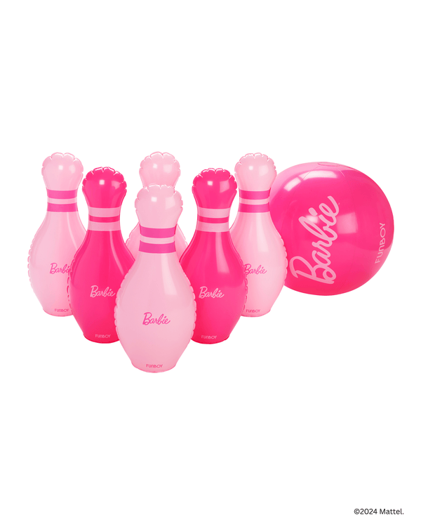 FUNBOY X Barbie™ Inflatable Backyard Bowling Set