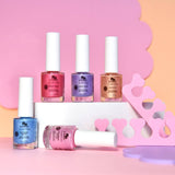20 FREE Water Based Scented Scratch Off Kids Nail Polish: Cherry Berry - Bright Pink