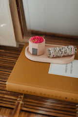 Candle Tray set 3-Piece Palo Santo: Navy