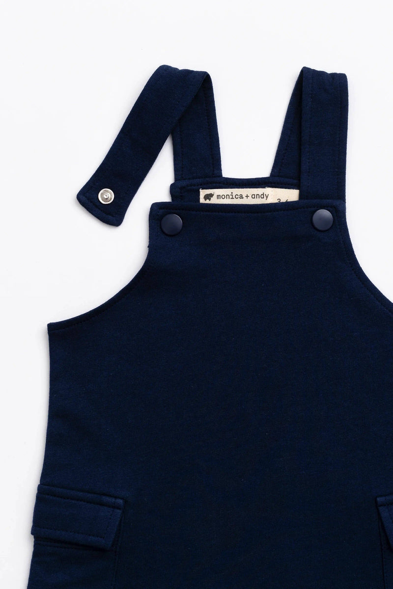 Baby Short Sleeve Jack + Jill Bodysuit + Overalls Set_On Wheels: Boy / On Wheels