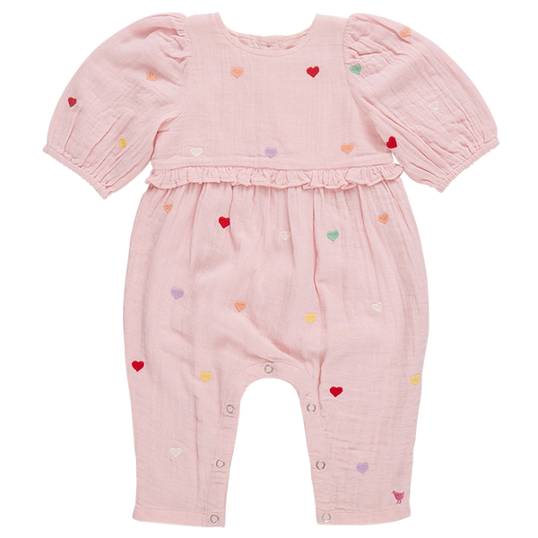 Baby Girls Brooke Jumper Candy Heart Embroidery