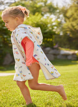 Madame Butterfly Swim Poncho: Multi / 1-4 Y