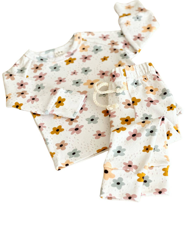 Lounge Set Baby Kids | Floral: 0-3M