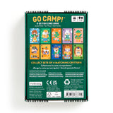 Go Camp! card game by Chronicle Books featuring colorful camping-themed cards and illustrations for outdoor adventure fun.