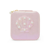 Mermaid Seashell Pearl Jewelry Box: Hot Pink