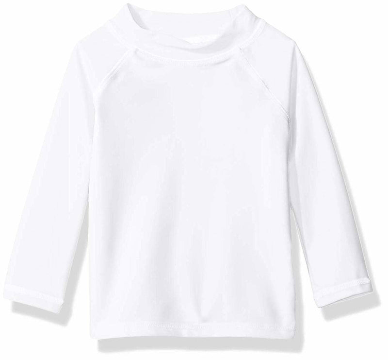 Kids UPF50+ Boys Rash Guard Swim Top: Navy / 18m
