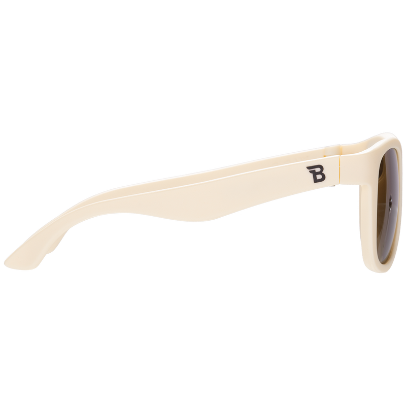 Sweet Cream with Amber Lens Navigator Baby & Kids Sunglasses: Ages 3-5