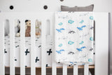 Deluxe Bamboo Swaddle - Whales