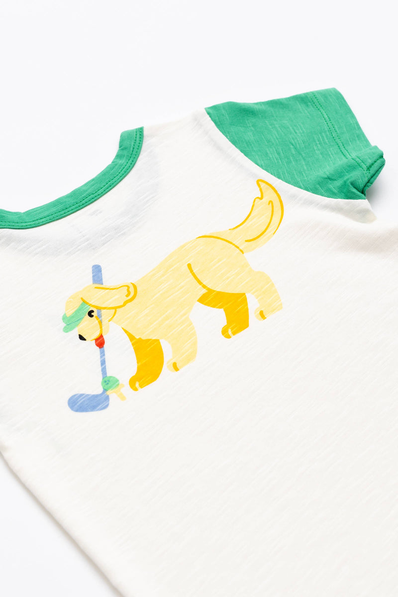 Kids & Baby Short Sleeve Tee + Sporty Sweatshort Set_Golf Day: Unisex / Golf Day