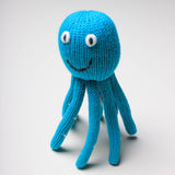 Organic Octopus Baby Gift Set (Turquoise): 14" X 14"