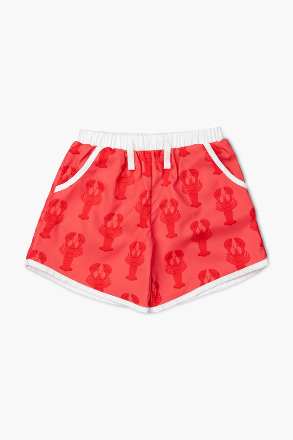 Kids & Baby Pocket Swim Trunks_Red Lobster Tales: Boy / Red Lobster Tales