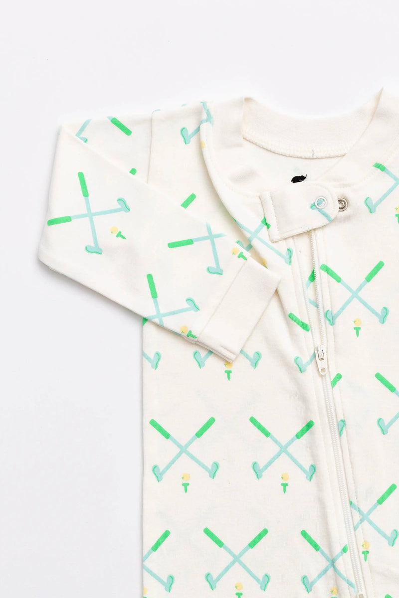 One-Piece Baby Pajamas_Golf Day: Boy / Golf Day