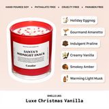 Santa's Midnight Snack Candle 
