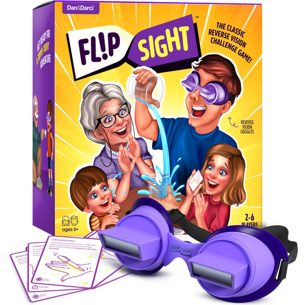 FlipSight Upside Down Goggles Challenge Family Game