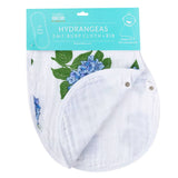 Hydrangeas Burp/Bib Combo