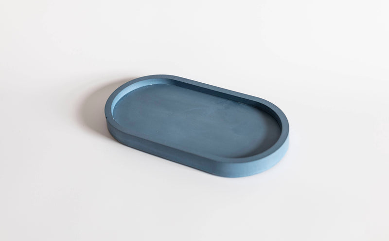 Candle Tray set 3-Piece Palo Santo: Navy