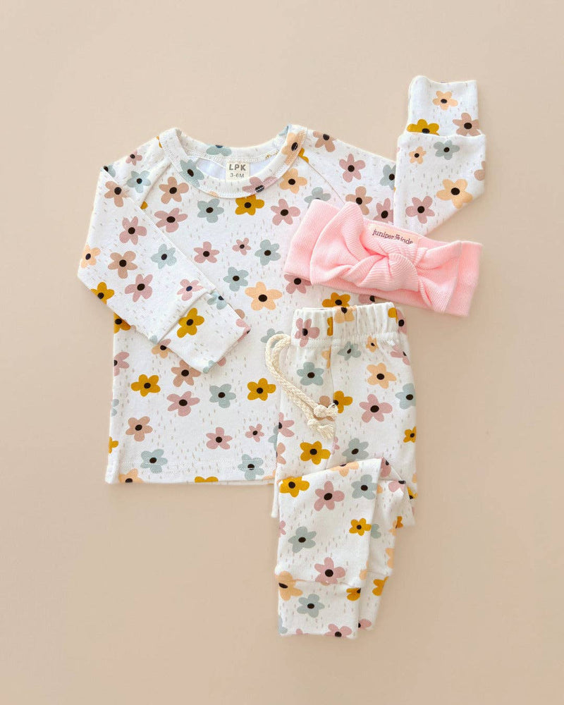 Lounge Set Baby Kids | Floral: 12-18M