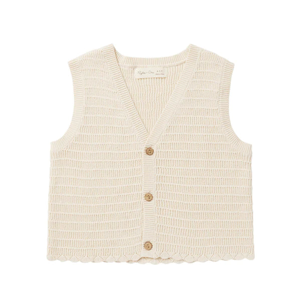 Knit Vest - Natural