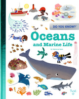 Children's book titled "Do You Know?: Oceans and Marine Life" with colorful illustrations of marine animals and ocean scenes.