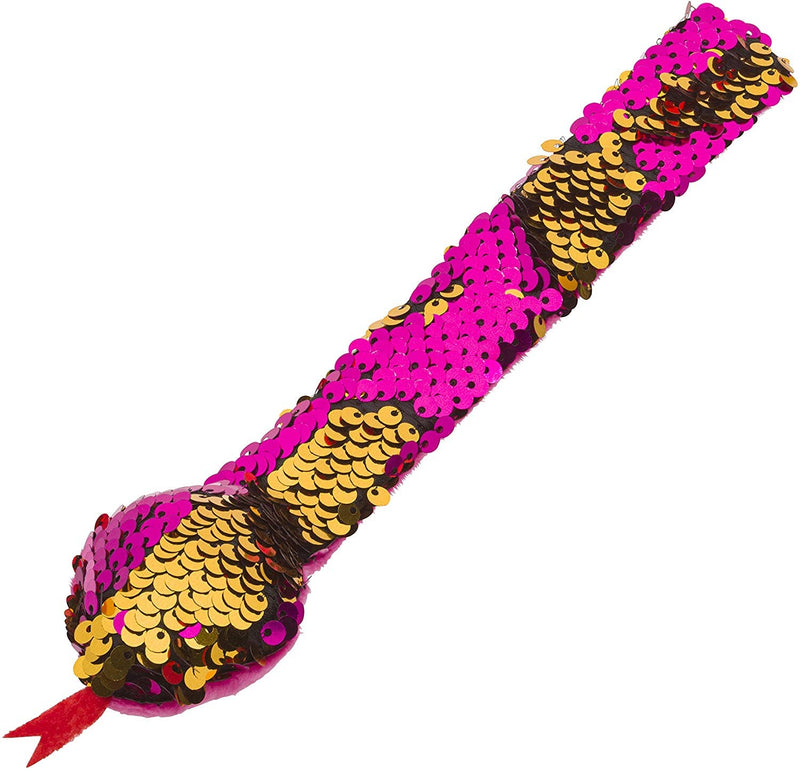 Slither &  Snap Bracelet, Sequin Snake Pattern 10"