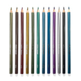 Color Sheen Metallic Colored Pencils - Set of 12