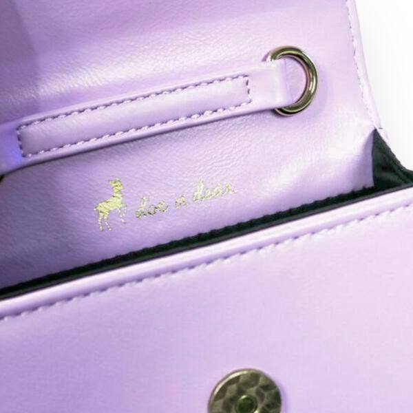 B1207 Bunny Applique Purse (4 Colors): Fuchsia