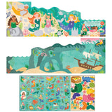 Colorful Mermaid World sticker activity set featuring ocean-themed stickers and characters from Chronicle Books.