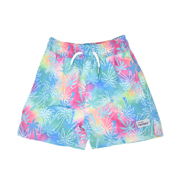 Kids UPF50+ Boys Wesley Swim Trunks with Mesh Liner: Artsy Sharks