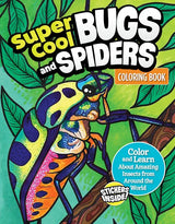 Coloring Book - Super Cool Bugs and Spiders