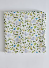 Happy Monkey Shawl Blanket: Multi