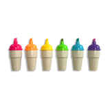 Sweet Scoops: Neon Highlighters - Strawberry Scent (Set of 6)