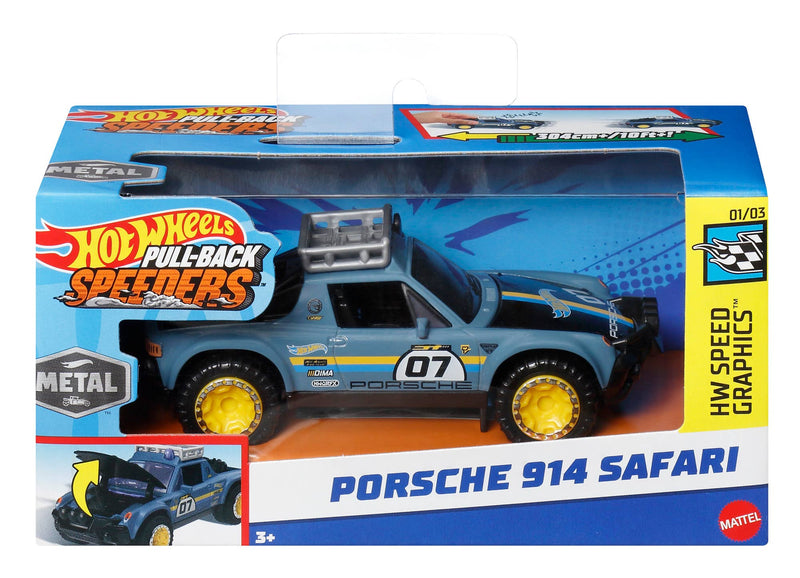 Mattel Hot Wheels Pull-Backs