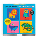 Animals Of The World Color Magic Bath Book Set