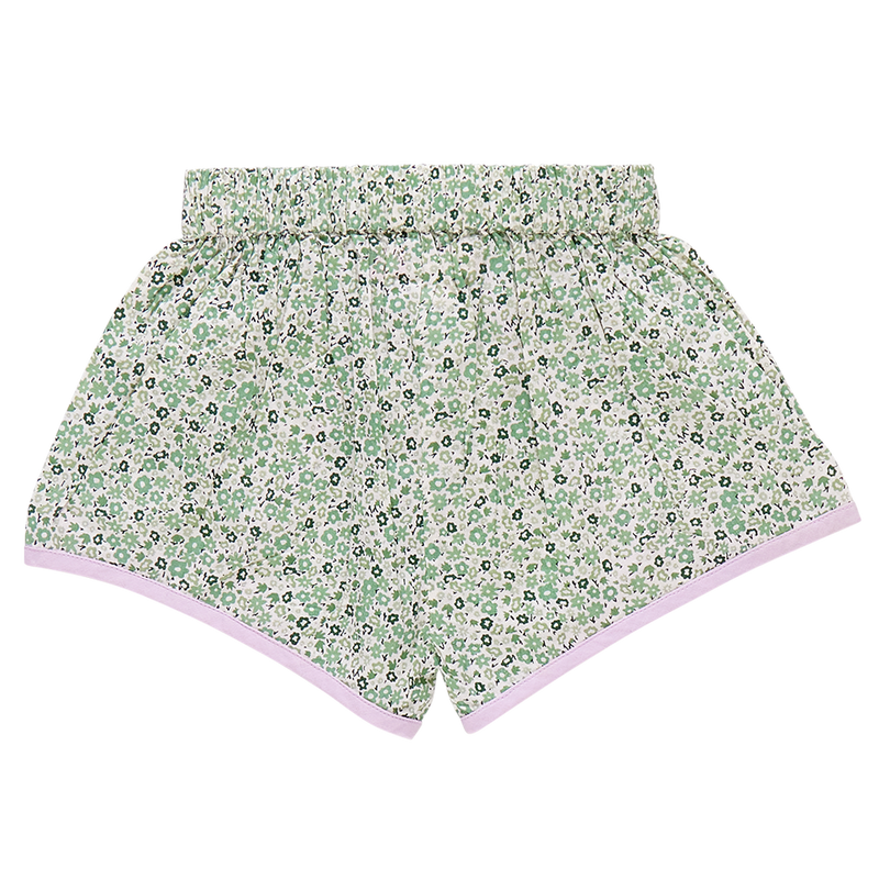 Millie Short Green Mini Ditsy