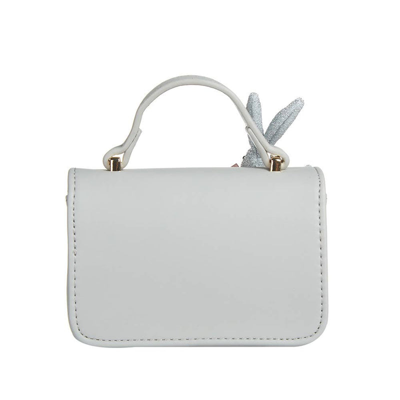 B1207 Bunny Applique Purse (4 Colors): Fuchsia